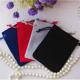 Velvet Gift Drawstring Bag 8x10cm 9x12cm 10x15cm 12x15cm 12x18cm 15x20cm Watch Pendant Necklace Bracelet Bangle Jewellery Packaging 207i