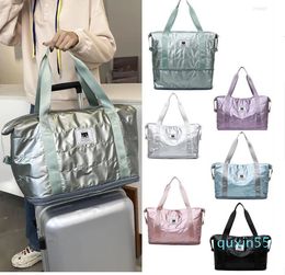 Duffel Bags Space Cotton Travel Adjustable Fashion Cabin Tote Handbag Carry On Luggage Waterproof Fitness Shoulder