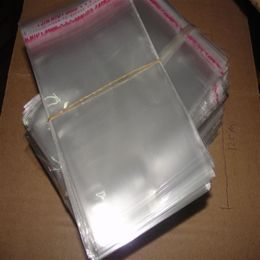 Factory direct low Transparent adhesive bag Plastic bags Bracelet bags Transparent opp bag Jewelry bag 8x12cm 500pcs lo3497