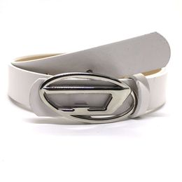 disel belt Designer Fashion Belt Fashion Oval Metal Snap Buckle for Men and Women Versatile Decorative Fashion Matching