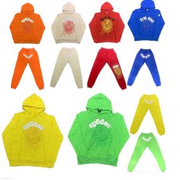 Men's Hoodies Sweatshirts Mens Sp5der Young Thug Angel Woman Fashion 555555 Letters Casual Spider Web Hoodie Puff Print Pullovers 3RPO