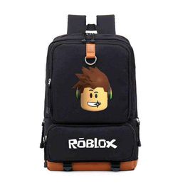 School Bags roblox backpack for teenagers Girls Kids Boys Children Student travel backpack Shoulder Bag Laptop bolsa escolar268Y