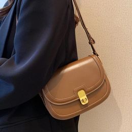 Evening Bags Underarm Women's Bag 2023 Vintage Fashion Mini Single Shoulder Crossbody Commute Casual Handbag Soft PU Small Square