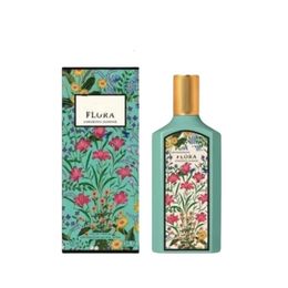 Perfumes Fragrances For Women Flora 100ml Eau De Parfum 3.3fl.oz Long Lasting Smell Blossom Fruit Flower EDT Lady Spray Gorgeous Magnolia Fragrance