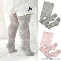 Kids Socks 0-8Y Baby Girl Spring Summer Pantyhose Knitted Cotton Children Tights Thin Breathable Infant Toddler Stockings Kids Accessories