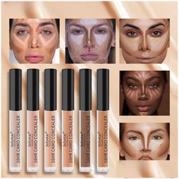Concealer Womens Cosmetic Products Acne Print Dark Liquid Foundation Moisturising Long Acting Drop Delivery Health Beauty Makeup Face Dh512