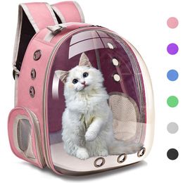 Cat Carrier Bags Breathable Pet Carriers Small Dog Backpack Travel Space Capsule Cage Kitty Transport Bag Carrying For Cats284O