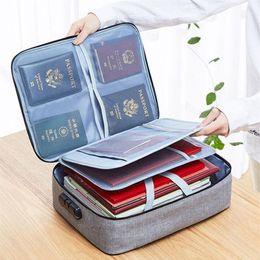 Men's Bag for Documents A4 Office Laptop Bag 15 6 Polyester Password File Organizers Waterproof Women Briefcase Briefs Portab293u