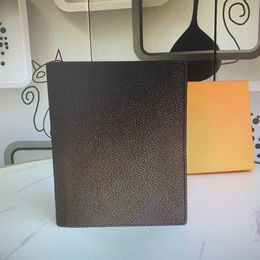 Large DESK AGENDA COVER Holders Memo Planner Men A5 Notebook Diary Luxury Designer Agendas Protective Case Card Passport Holder Wa244i