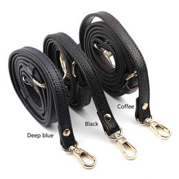 120 1 2cm Shoulder Bag Straps for Handbags Leather Strap Handle Replacement Bag Belt DIY Accessories Gold Buckle KZ0350 210624179G