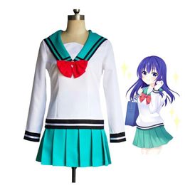 Anime Saiki Kusuo Girl Cloth Uniform Cosplay Costume Custom-Made219r