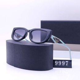 Designer Parda Sunglasses Prader New Overseas Box for Men and Women Street Photography Classic Travel Fashion Glasses 9997