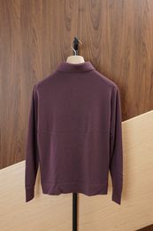 Mens Polos Winter Loro Cashmere Wine Red Sweater Pullovers piana