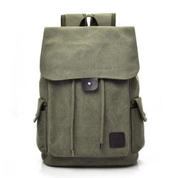 Men's Backpack Schoolbag For Teenagers Large Capacity Canvas Backpacks Male Vintage Rucksack Anti Theft Backpack Men Travel B239A