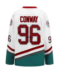 Other Sporting Goods Charlie Conway Jersey Mighty Ducks Hockey 9 Paul Kariya Jerseys Sport Sweater All Stitched Movie Shirt Us Size S XXXL 231204