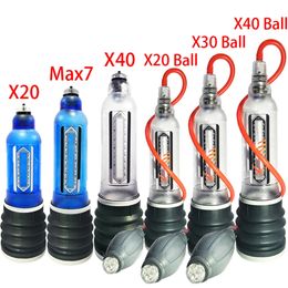 Extensions X20 X30 X40 Penis Pump Enlargement Cock Enlarge Water Extender Vacuum For Men Dick Erection Sex Toy Gay 231204