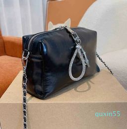 Shopping Bags Shoulder Women Square Leather Luxury Designer Brand Crossbody Female Cosmetic Purses