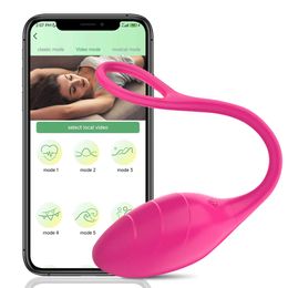 Sex Toy Massager App Bluetooth Vagina Ball Female Vaginal G-spot Stimulator for Women Remote Control Vibrating Egg Toys