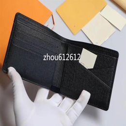 Men's Wallet Purse Fashion Credit Card Holder Short Cash Compact Case Folder Damier Passport M608952395