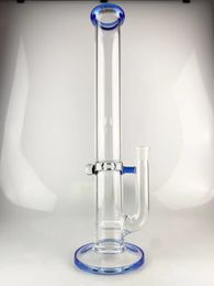 Smoking Pipes cobalt blue accents single inline percs 18inch 18mm joint add a marble beautifully designed