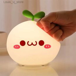 Night Lights LED Night Light Anime Figure USB Soft Silicon Touch Sensor Cartoon 5V 1200 MAh 8 Hours Working Kids Kawaii Room Decor Nihgt Lamp YQ231204