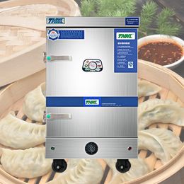 Commercial Steamed Rice Cabinet For Restaurant Canteen Automatic Steamed Stuffed Bun Dumpling Steamer Cabinet Anti-dry burning