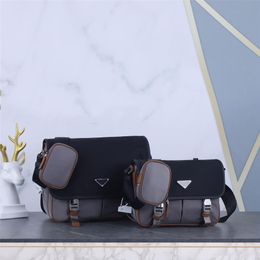 P 768B Nylon material feels good in the hand Postman bags clutch shoulder bag Fashion women or men234M