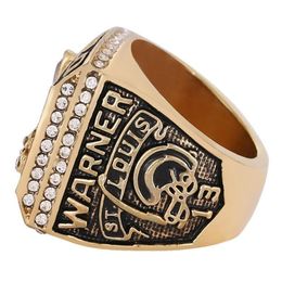 Fans'Collection LA 1999 Rams s Wolrd Champions Team Championship Ring Sport souvenir Fan Promotion Gift whole149b