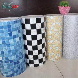 5M 10M New Bathroom Tiles Waterproof Wall Sticker Vinyl PVC Mosaic Self adhesive Anti Oil Stickers DIY Wallpapers Home Decor T200257c