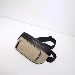 Classic small waist bags for men crossbody Bags ladies outdoor real leather canvas handbags desginers mens bags SizeW23xH11 5xD7 247H