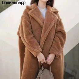 Alpaca Coat Maxmaras Wool Coat Same Material Maxmara Classic Mid length knee length Woollen