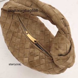 Jodie Handbag Botteg Venet Deerskin Woven Bag Woman Personalized Woven Bun 2023 New Korean Version Color Fashionable Girl Wrist Dumpling