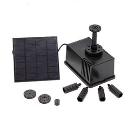 Air Pumps & Accessories 50LB Fountain Submersible Water Pump Solar Powered With Philtre Panel For Pond Pool222L