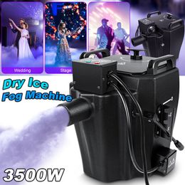 3500W Dry Ice Fog Machine Low Lying Smoke Machine Party Wedding DJ Show Fogger