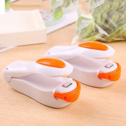 wholesale Mini Heat Sealing Machine Food Clip Household Impulse Snack Bag Sealer Seal Kitchen Utensils Gadget Tools ZZ