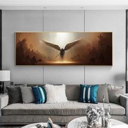 The Archangel of Justice Tyrael Wall Canvas Art Painting Wall Art Poster and Print Wall Art Picture for Living Room Home Decor215l