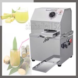 Commercial Sugarcane Juicer Automatic Stainless Steel Desktop Sugar Cane Machine Cane-Juice Squeezer Cane Crusher