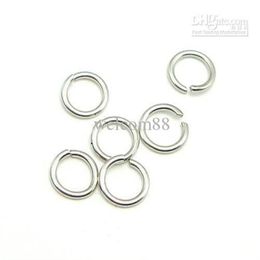 100pcs lot 925 Sterling Silver Open Jump Ring Split Rings Accessory For DIY Craft Jewelry Gift W5008 215q