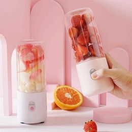 Portable Mixer USB Electric Fruit Juicer Handheld Smoothie Maker Blender Stirring Rechargeable Mini Food Processor Juice Cup273v