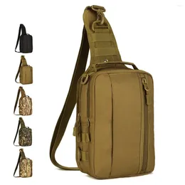 Backpack Men 1000D Nylon 4 Uses Chest Shoulder Bag Small Daypack Travel Camouflage Casual Military Bags Sling Rucksack Knapsack