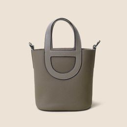 Designer Picotin Lock Bag Togo New Top Layer Cowhide Pig Nose Vegetable Basket High Grade Genuine Leather Bucket Capacity Handbag for Women Q4CF