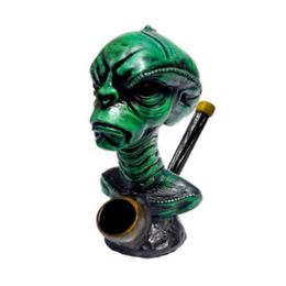 Hookahs Halloween Resin pipe 3D Handcrafted Water Pipe Perc Oil Dab Rig Beaker Bong extraterrestrial bong Free Shipping