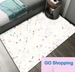 Top Simple famous room trendy brand carpet living room bedroom bed mat clothing cloakroom mats
