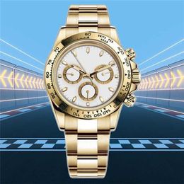 Roles Clean Factory Dayton Watch 4130 Quartz Movement Sapphire For Men Mechanical 40mm Folding Buckle Gold Hardlex Waterproof Stopwatch luxurious 904L Male wri