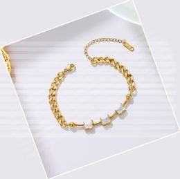 bracelet 3 colours 6 multi styles jewelry 18k gold plated chain bracelet valentine day lover gifts fashion charm women exquisite Bracelets set gift