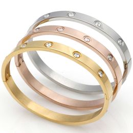 Designer Bracelet Luxury Womens Nail Customised Thin Version of the BanglesNew Titanium Steel Stainless Hot Selling in Indonesia