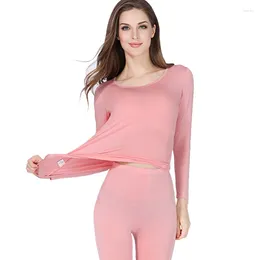 Women's Sleepwear Fdfklak Modal Plus Size Women Pajamas Set Long Sleeve Comfortable Bottoming Shirt Pant Underwear Suit Pijama Mujer