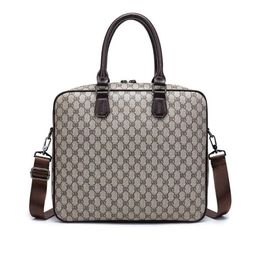 Design 14 Inch Laptop Briefcase Business Handbag for Men Large Capacity Women Messenger Shoulder Bag231K