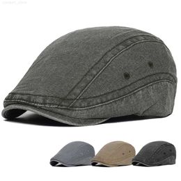 Beanie/Skull Caps Fashion Adjustable Newsboy Caps Men Woman Casual Beret Flat Ivy Cap Soft Solid Driving Cabbie Hat Peaked Cap UnisexL23125