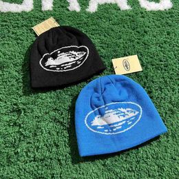 UK High Street Cortezs Beanies Cortieze Designer Y2K Hats Corteizd Mess Sports Hip Hop Skateboard High Street CRTZ Caps Black Blue